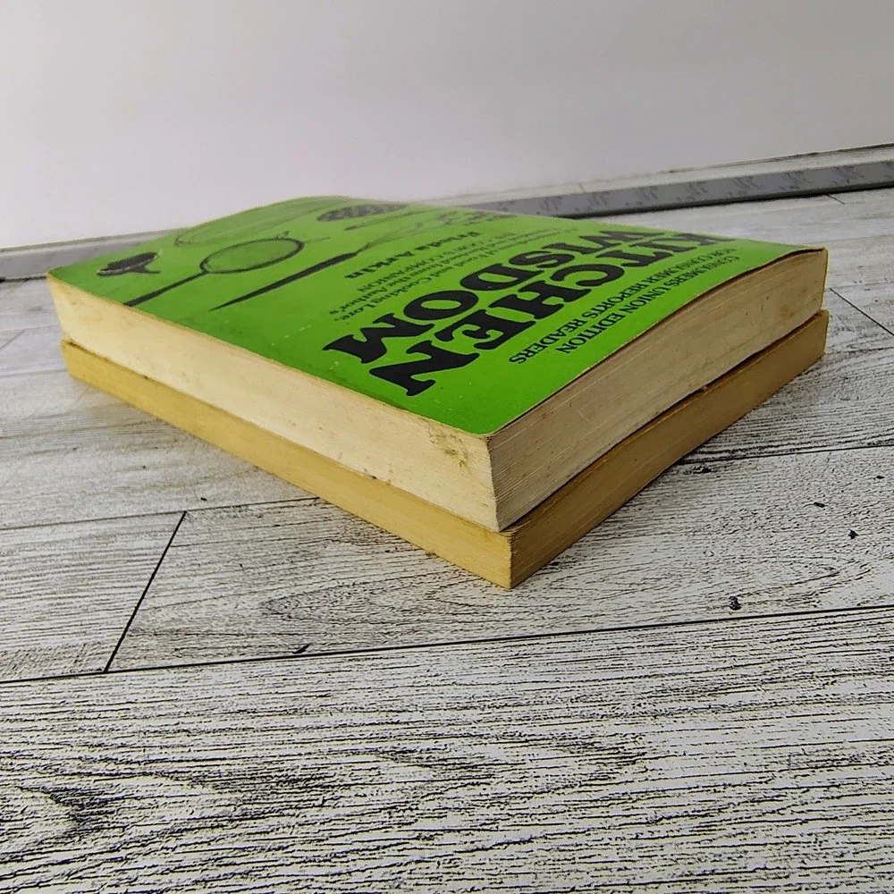 Kitchen Wisdom and More Lot of 2 Kitchen Books by Consumers Union Frieda‎ Arkin